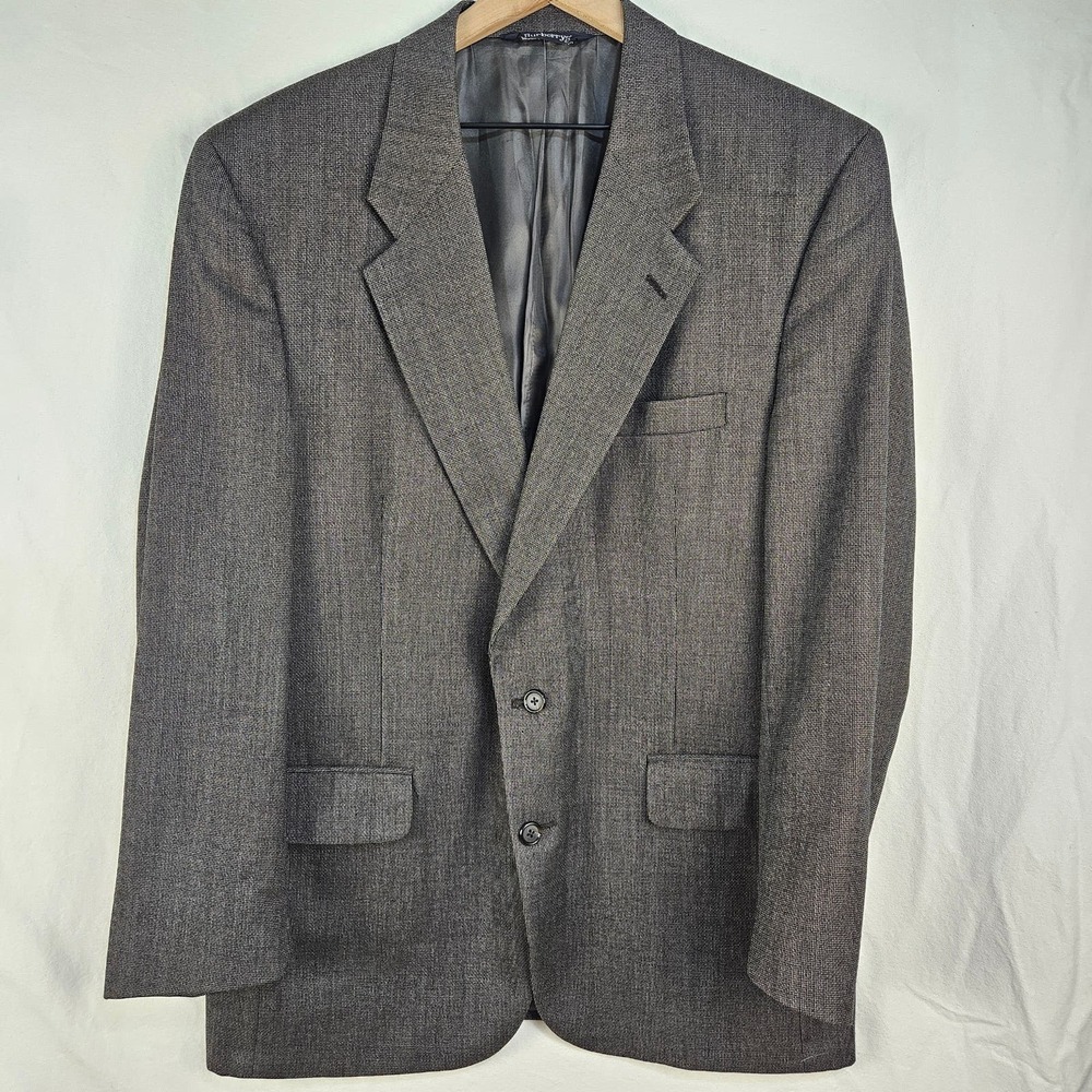 Burberry's 80's 100% wool‎ blazer made in USA, size 42